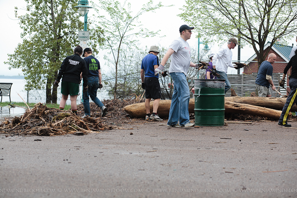 Burlington, Vermont waterfront park cleanup day (9)