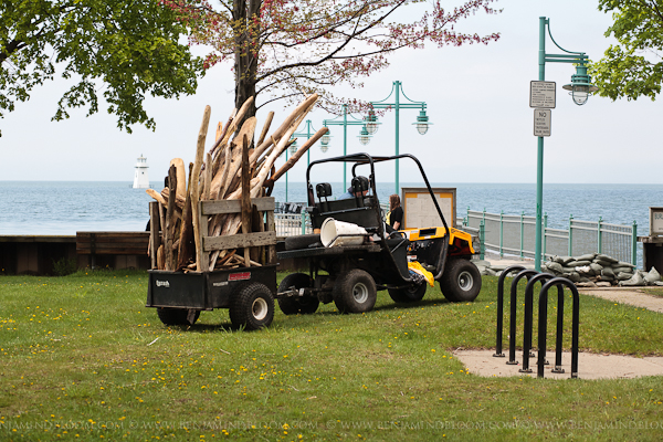 Burlington, Vermont waterfront park cleanup day (7)